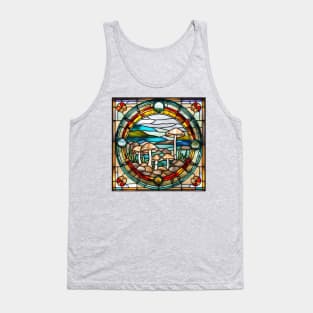 Honey Mushies Stained Glass Tank Top